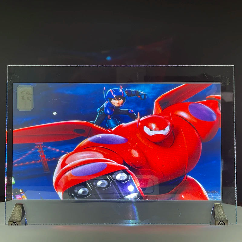 3D Transparent Holographic Projection Screen Adhesive Rear Projection Film for Exhibition Showcase Advertising Different Sizes