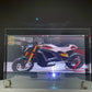 3D Transparent Holographic Projection Screen Adhesive Rear Projection Film for Exhibition Showcase Advertising Different Sizes