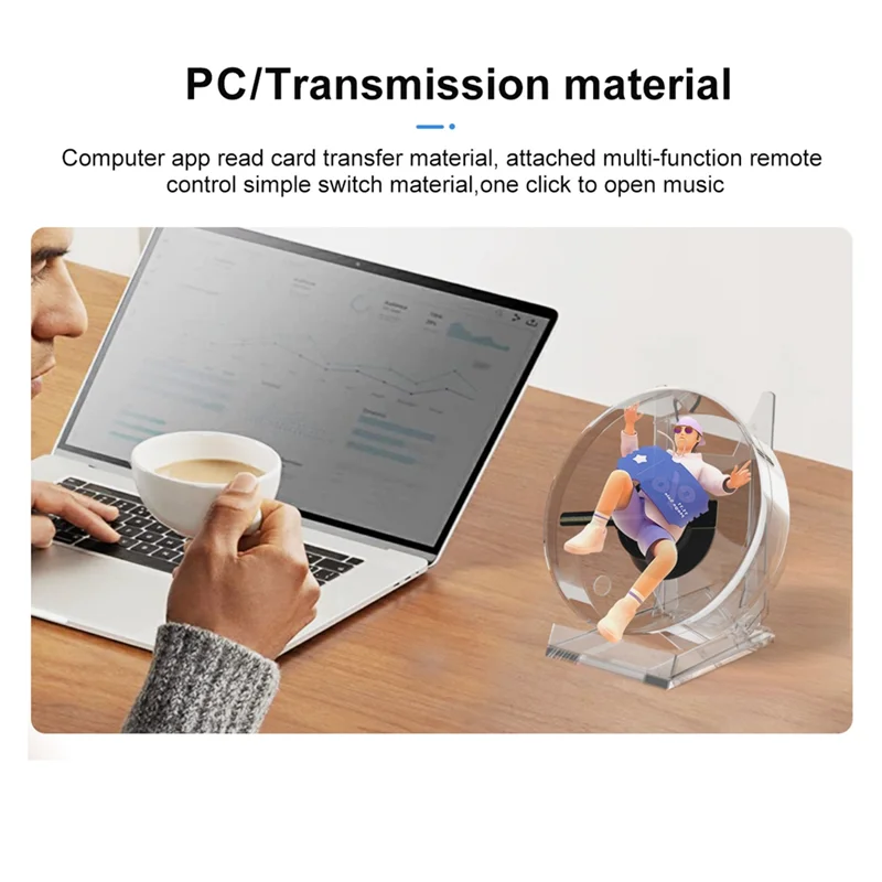 AF95-3D Fan Hologram Projector Desktop LED Sign Holographic Lamp Player Remote Display Support Images And Video