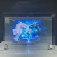 3D Transparent Holographic Projection Screen Adhesive Rear Projection Film for Exhibition Showcase Advertising Different Sizes